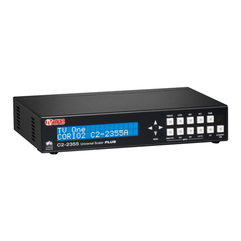 TV One C2-2000 Series User manual