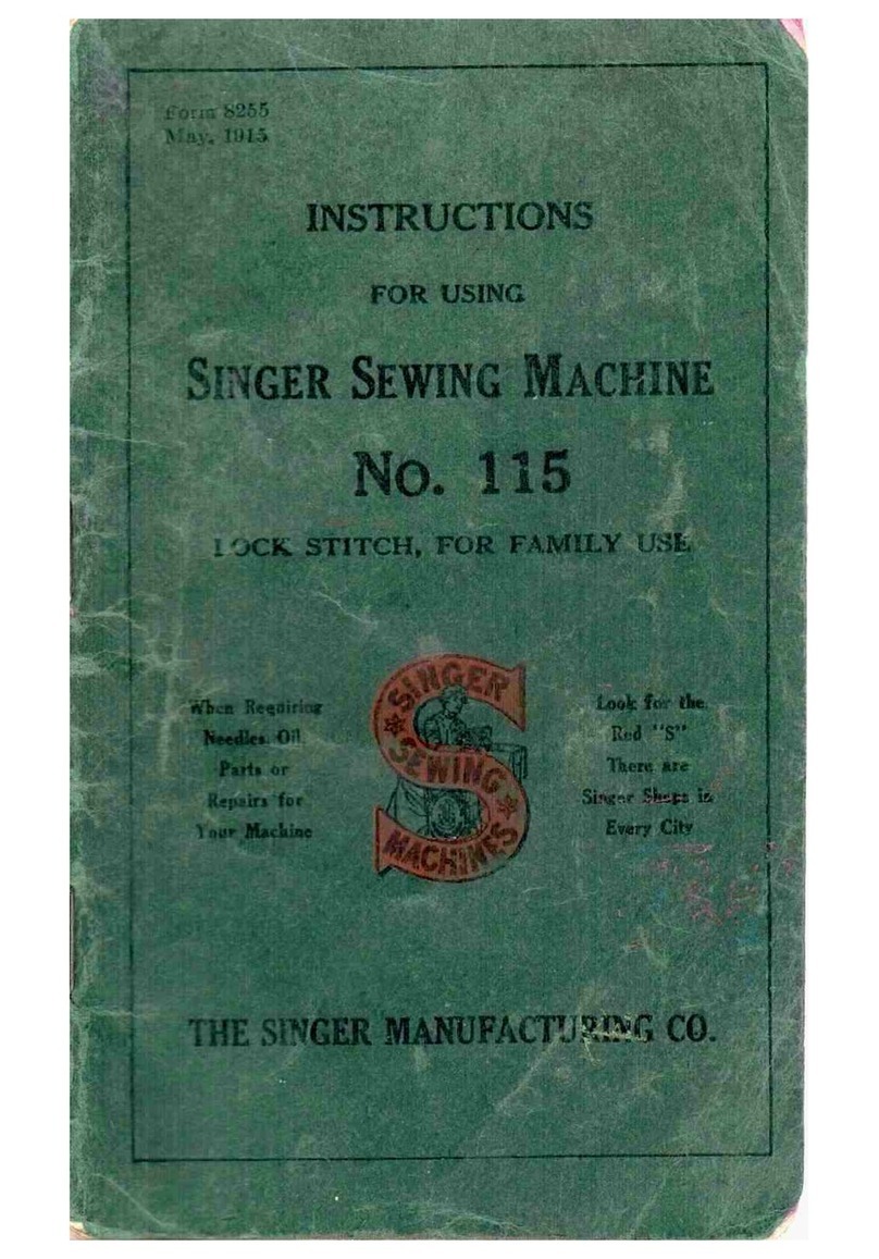 Singer 115 User manual Singer 115 User manual