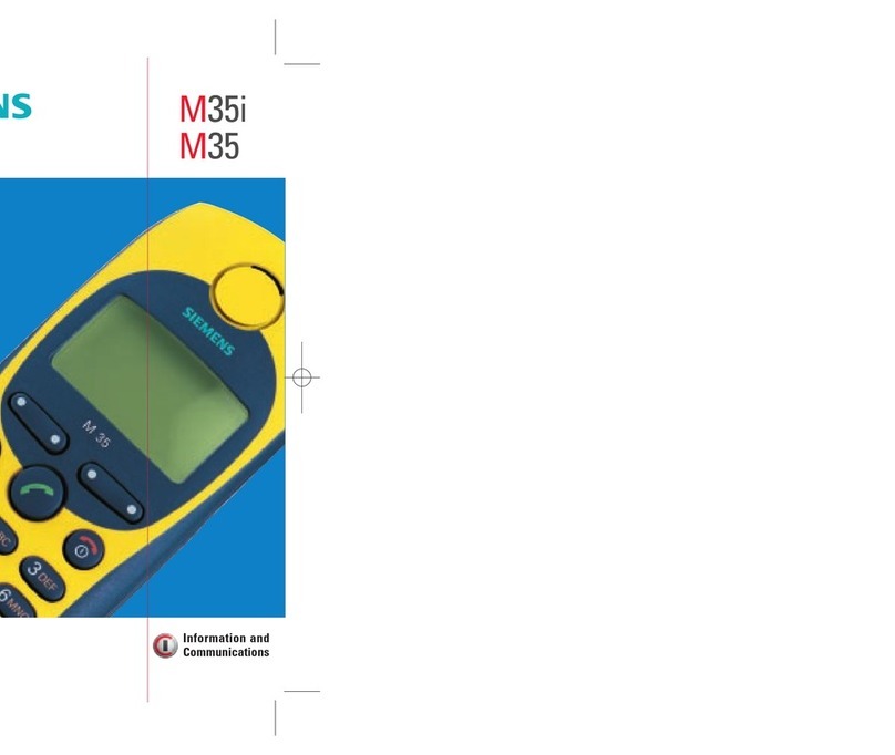 Siemens M35i quick start guide