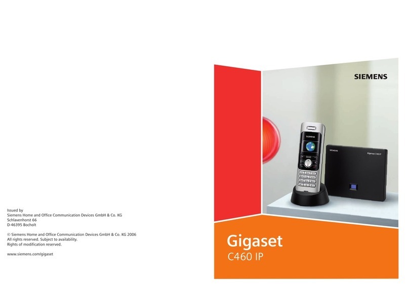 Gigaset Gigaset C460 IP User manual