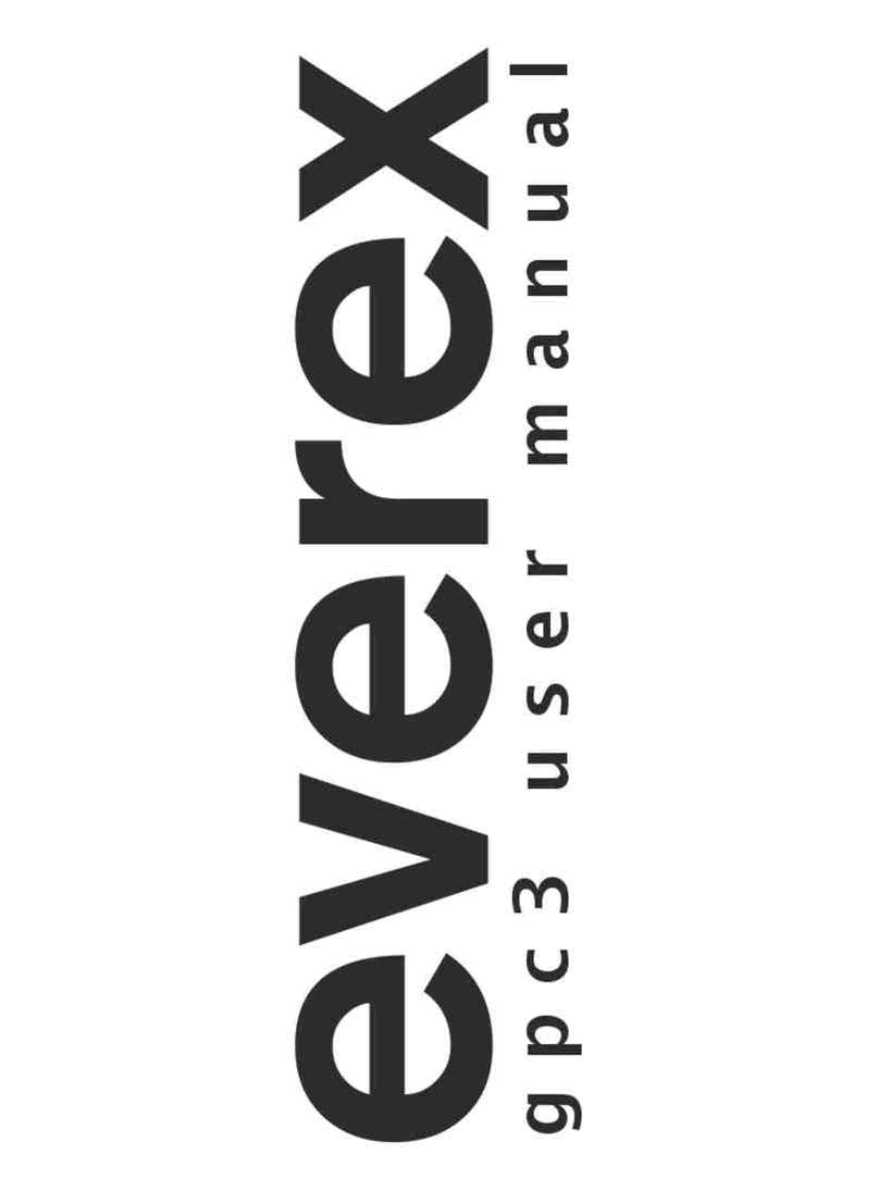 Everex gPC3 User manual