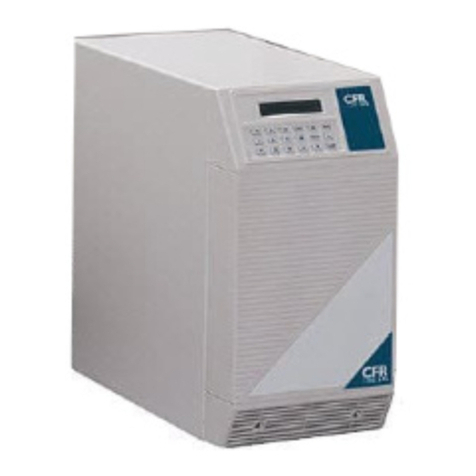 Alpha Technologies CFR 3000 User manual
