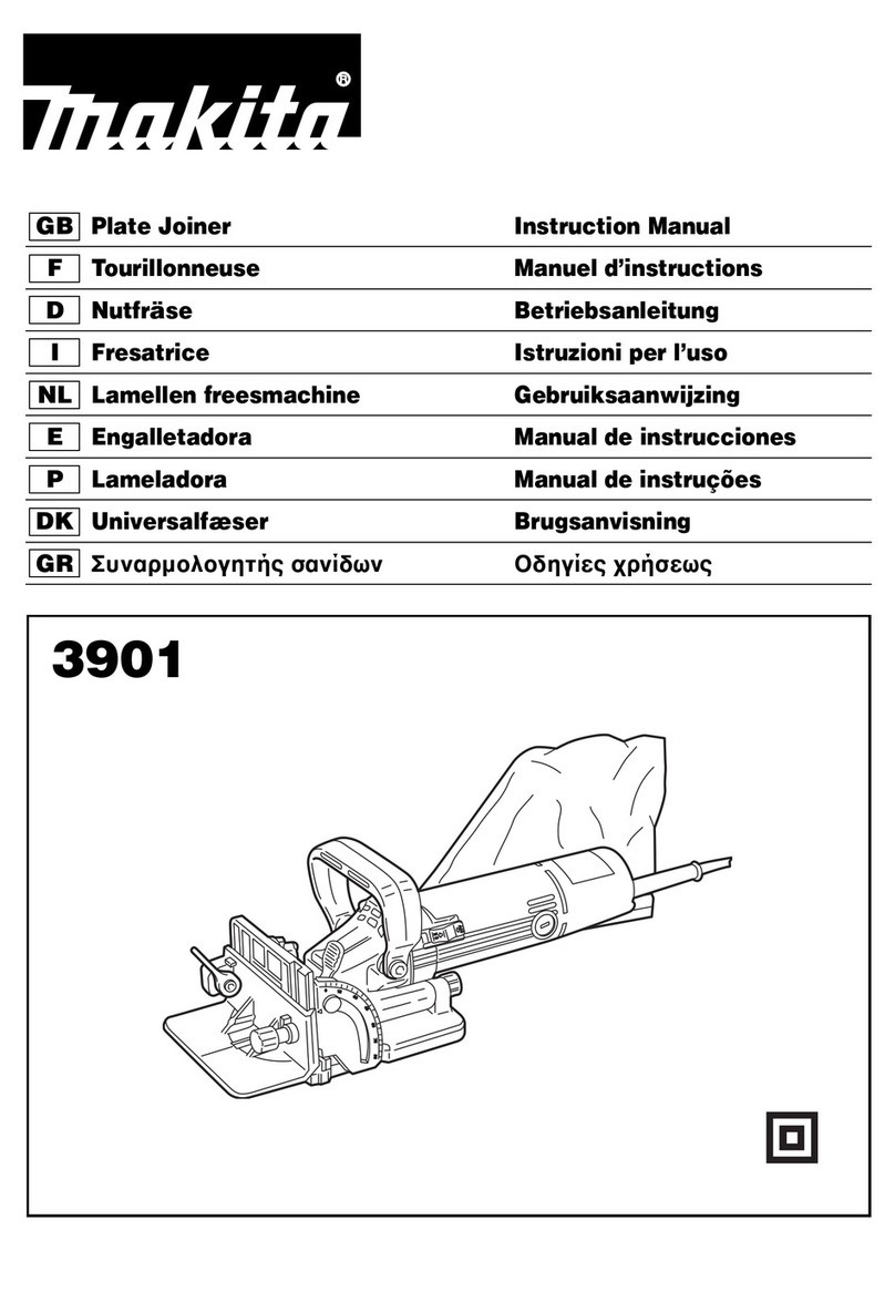 Makita 3901 User manual Makita 3901 User manual