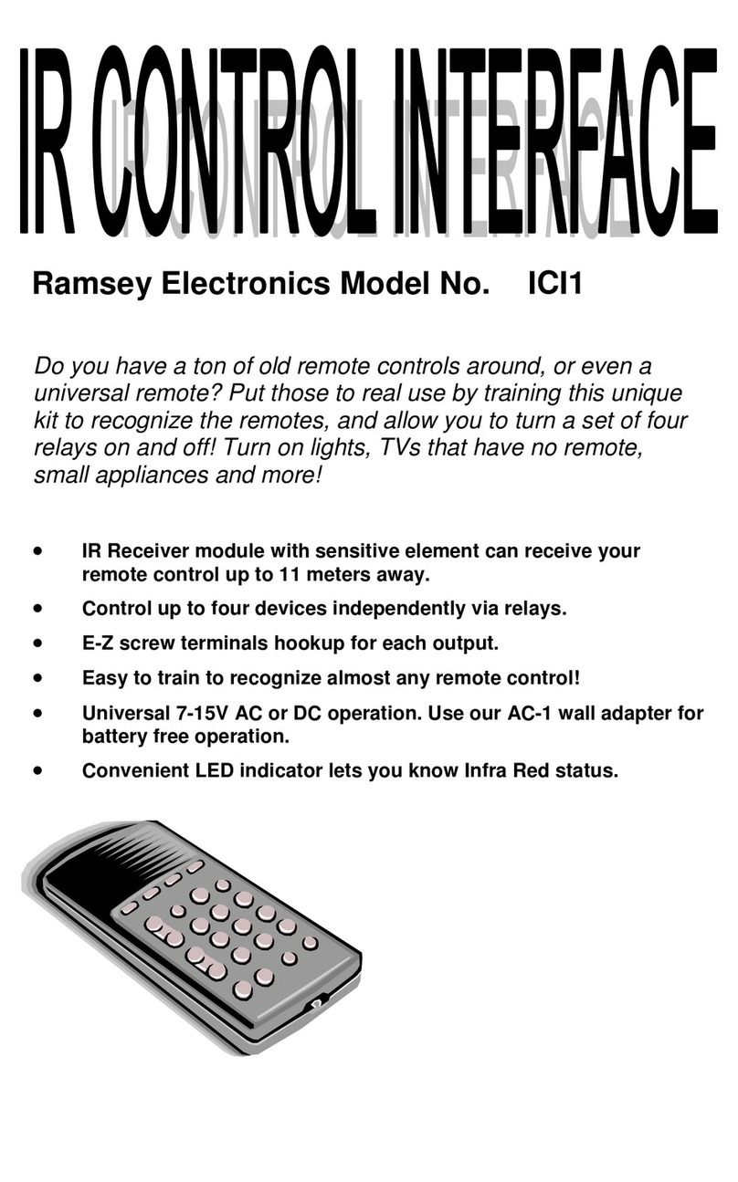 Ramsey Electronics ICI1 Assembly and instruction manual
