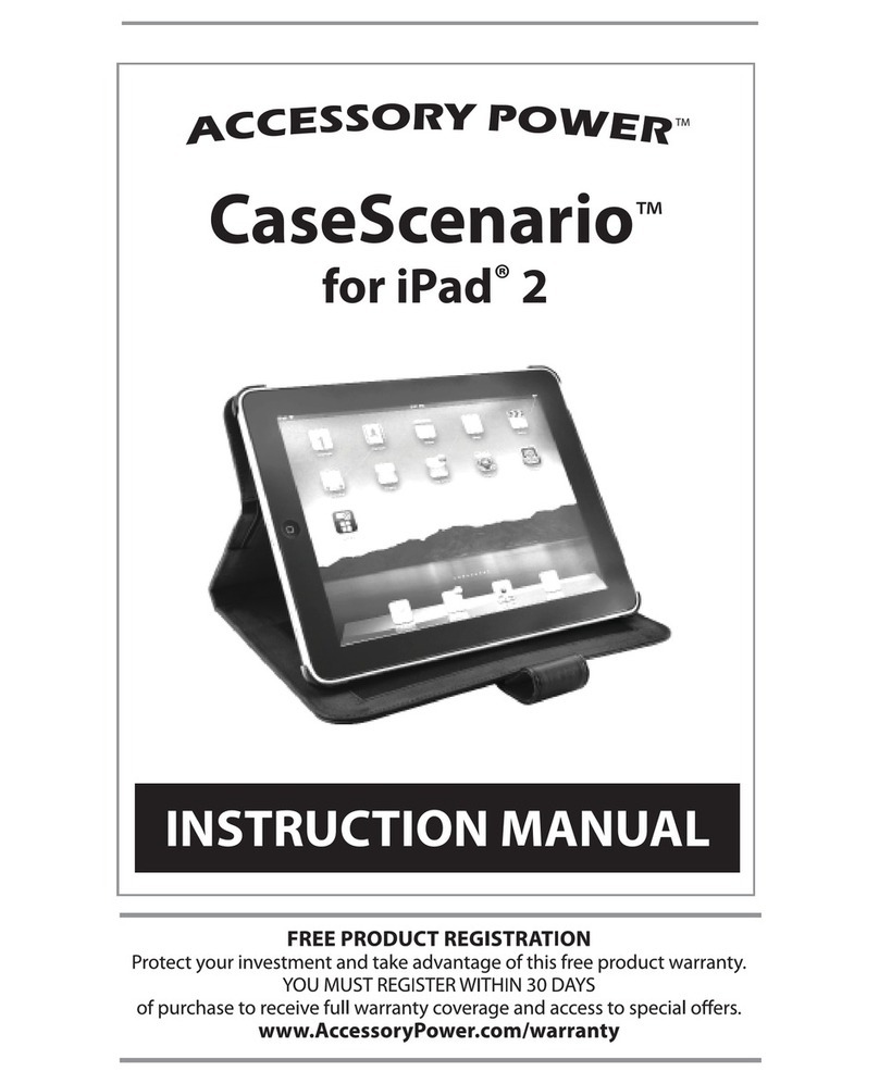 Accessory Power CaseScenario instruction manual