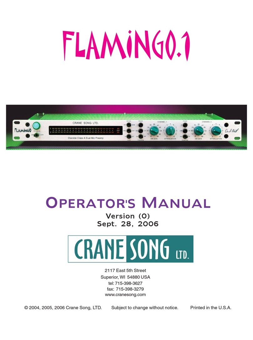 Crane Flamingo.1 Operator's manual