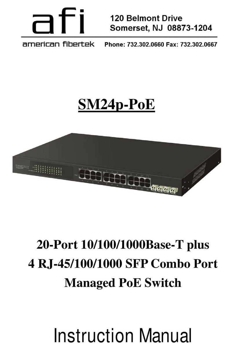 American Fibertek SM24p-PoE instruction manual American Fibertek SM24p-PoE instruction manual