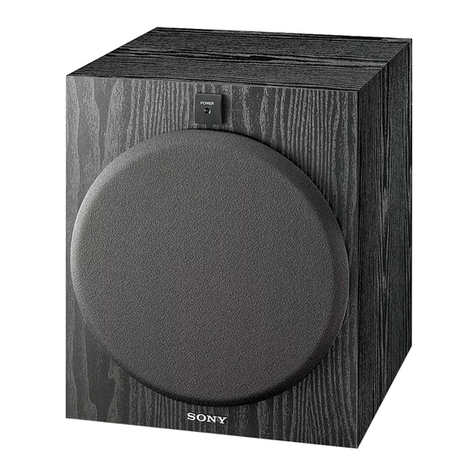 Sony SAW2500 - SA Subwoofer Service manual