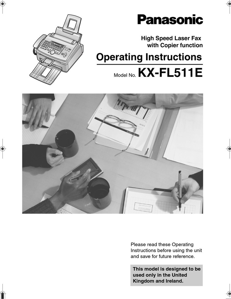 Panasonic KX-FL511E operating instructions
