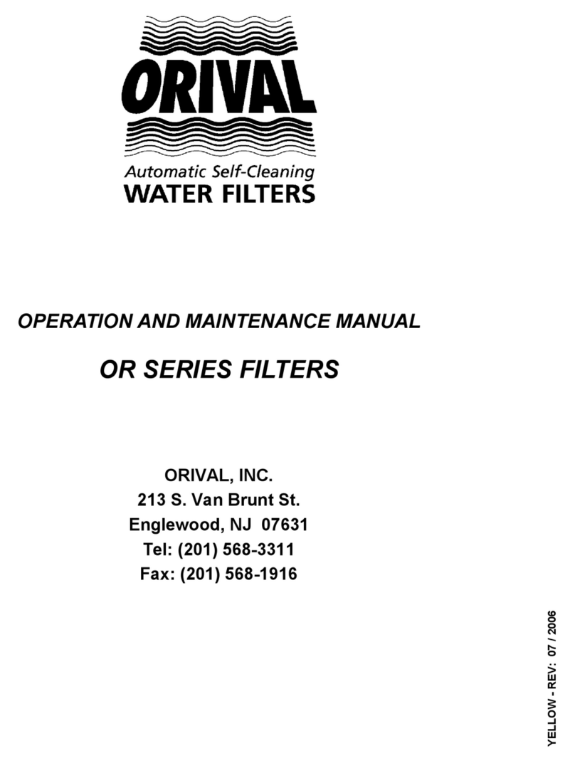 Orival OR-02-PE Operation and maintenance manual
