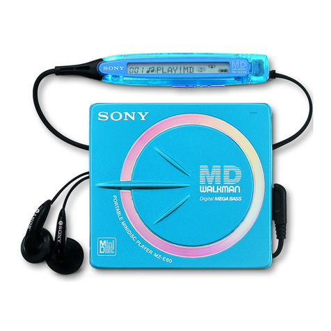 Sony MZ-E60 User manual