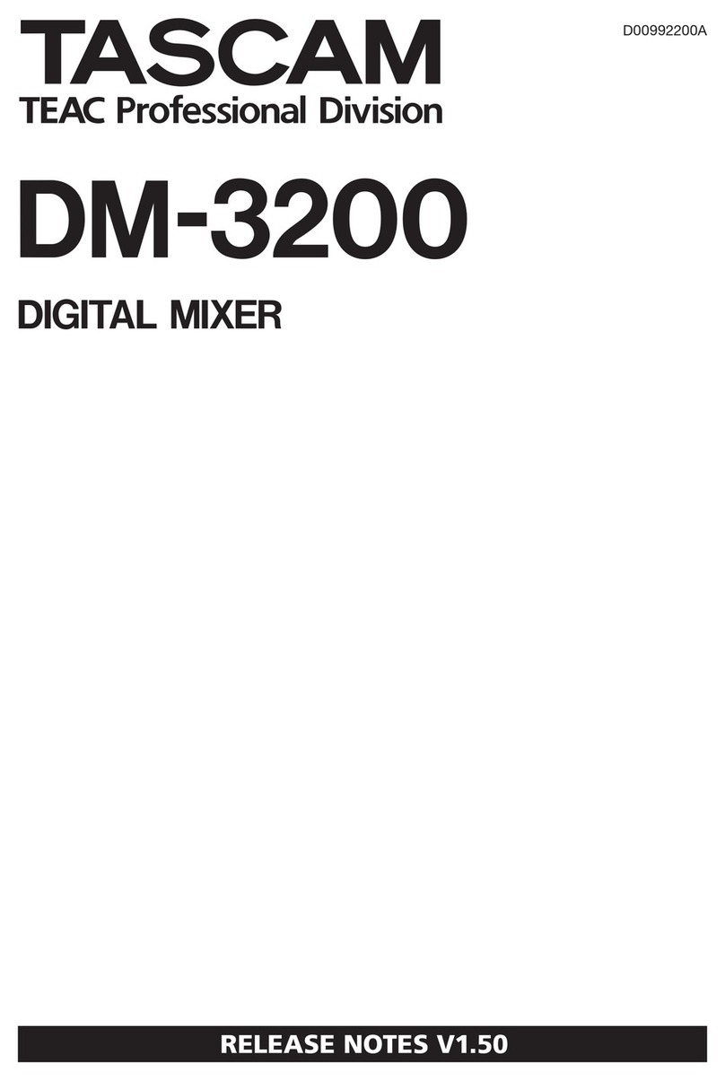 Tascam DM-3200 How to use