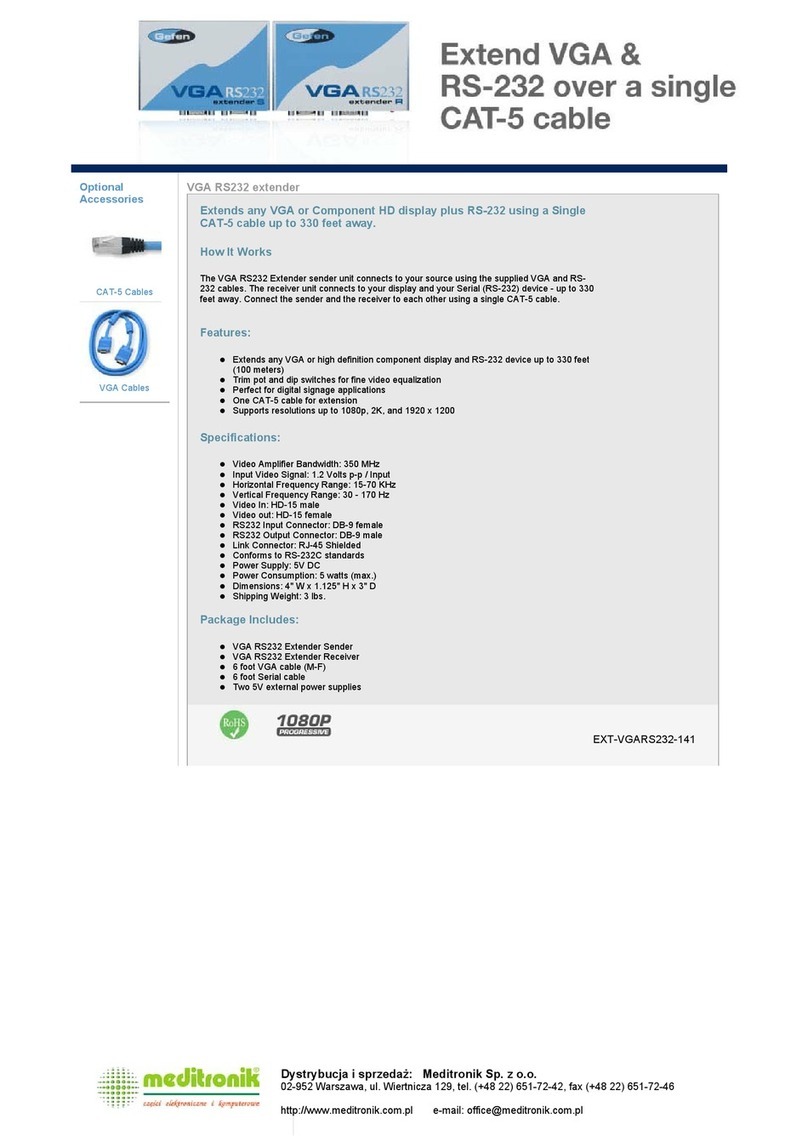 Gefen RS-232 User manual