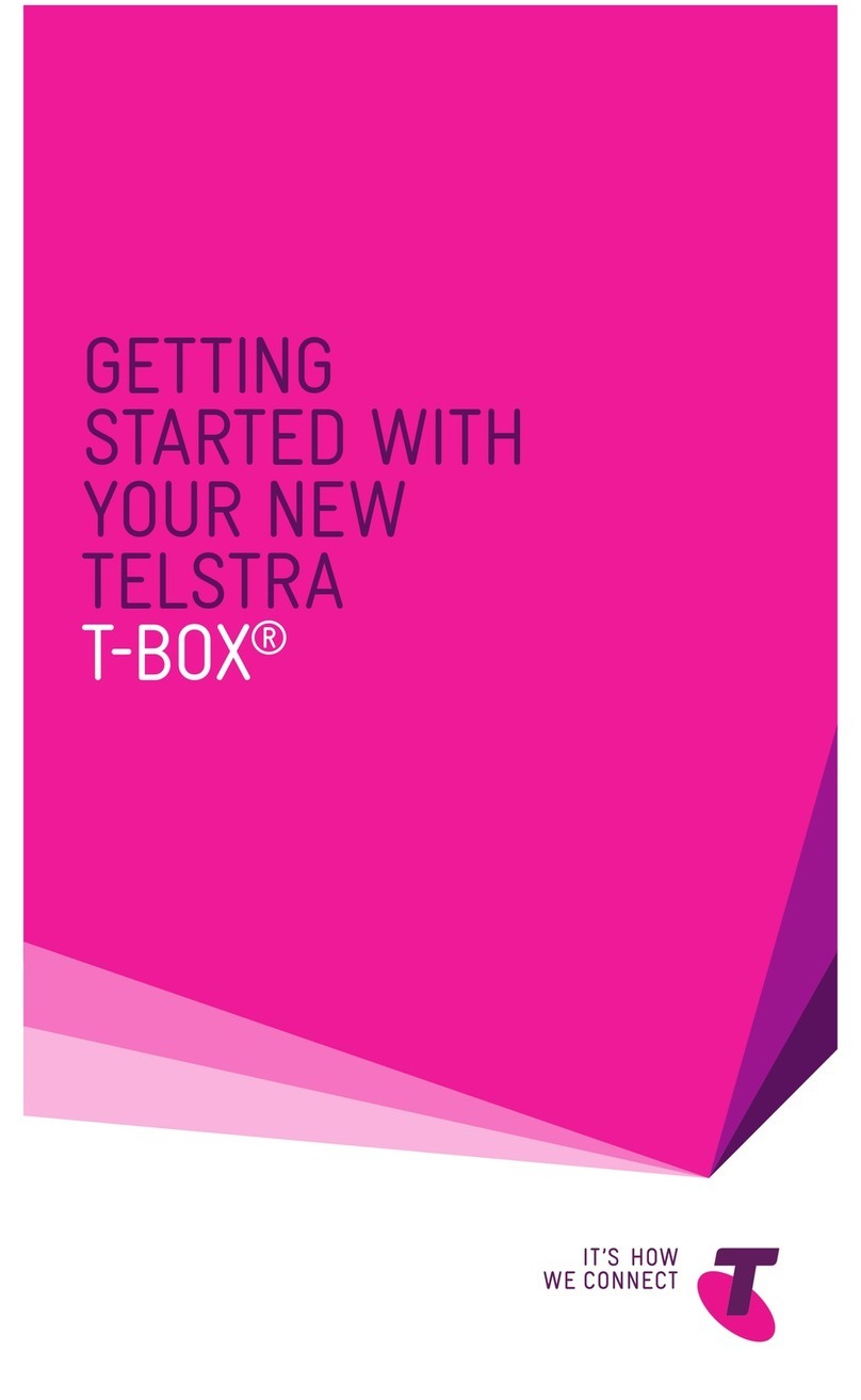 Telstra T-BOX User manual