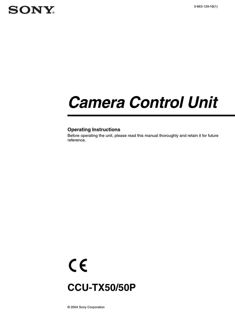 Sony CCU-50P User manual