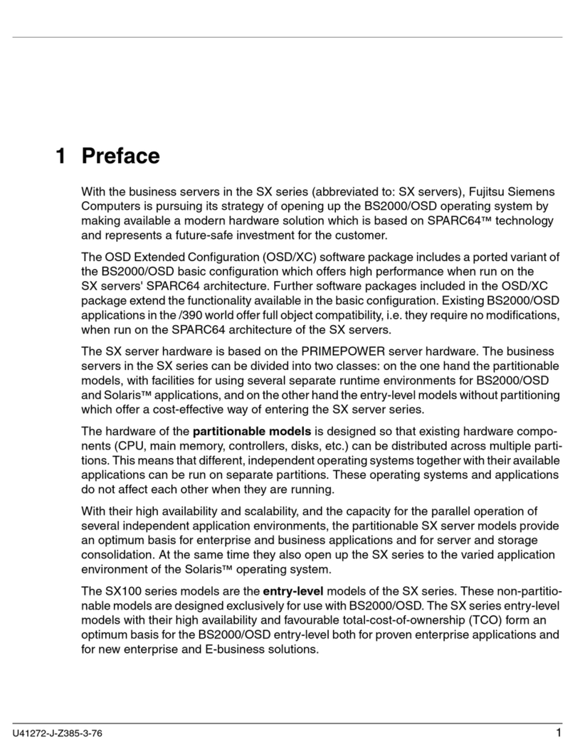 Fujitsu Siemens Computers SX series User manual