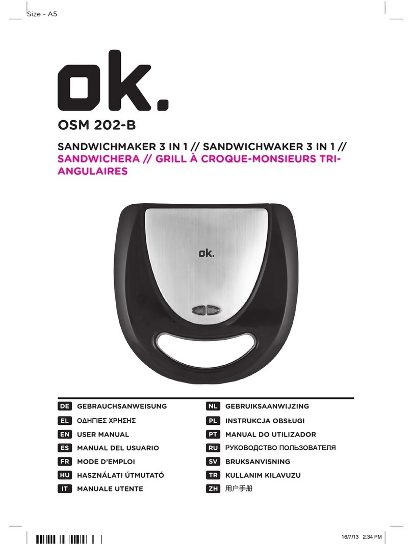 O.K. OSM 202-B User manual