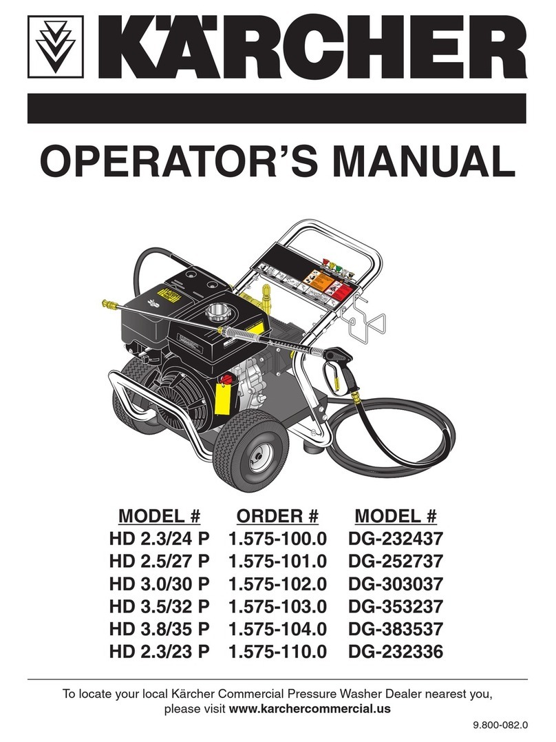 Kärcher DG-232437 Operator's manual