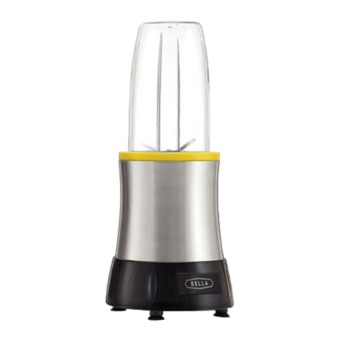Bella Rocket Extract Pro User manual