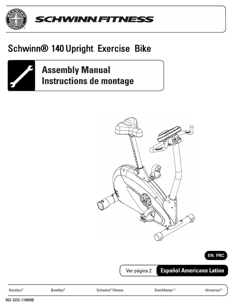 Schwinn 140 Assembly manual