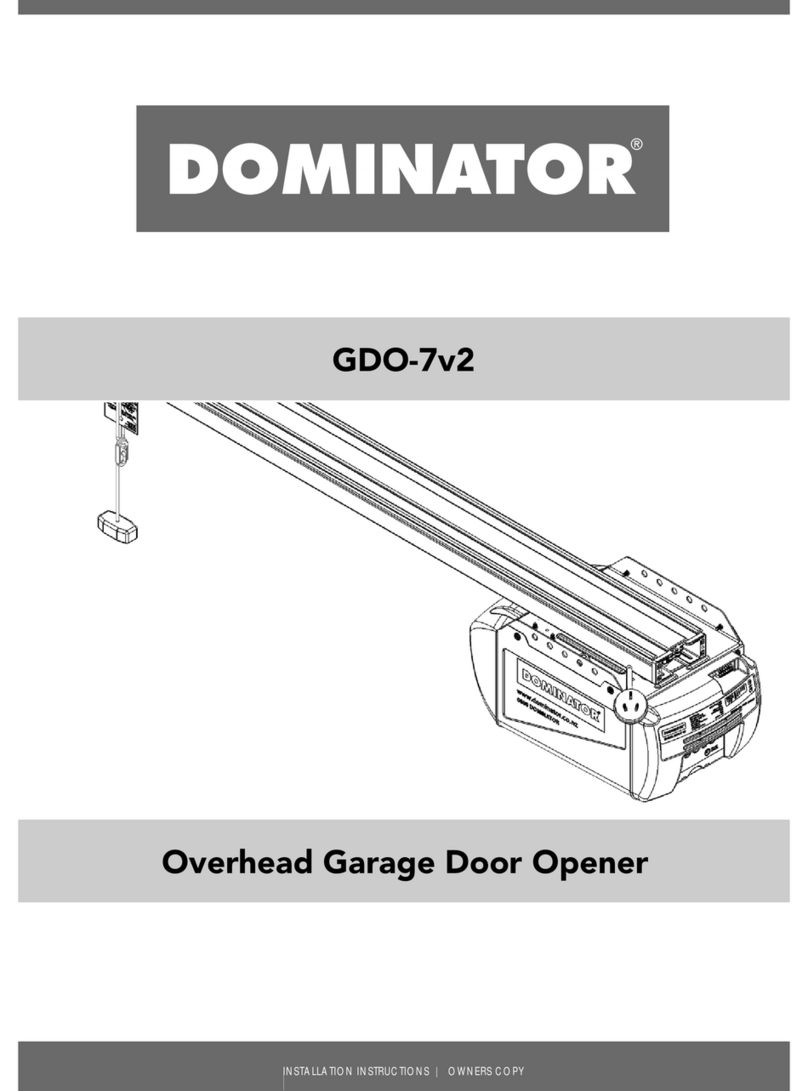Dominator GDO-7v2 installation instructions