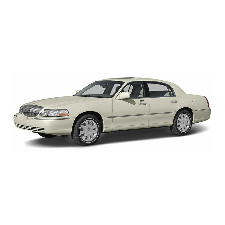 Lincoln Town Car 2004 User manual