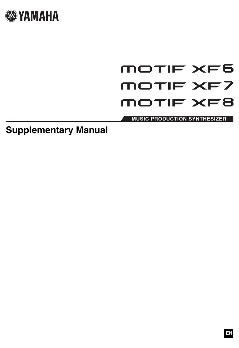 Yamaha MOTIF XF6 Instructions and recipes