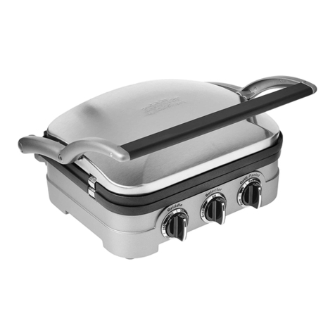 Cuisinart Griddler GR-4N INSTRUCTION AND RECIPE BOOKLET