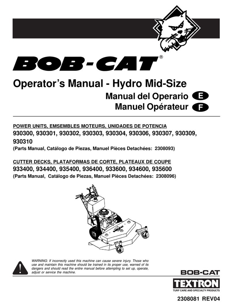 Textron Bob-Cat User manual