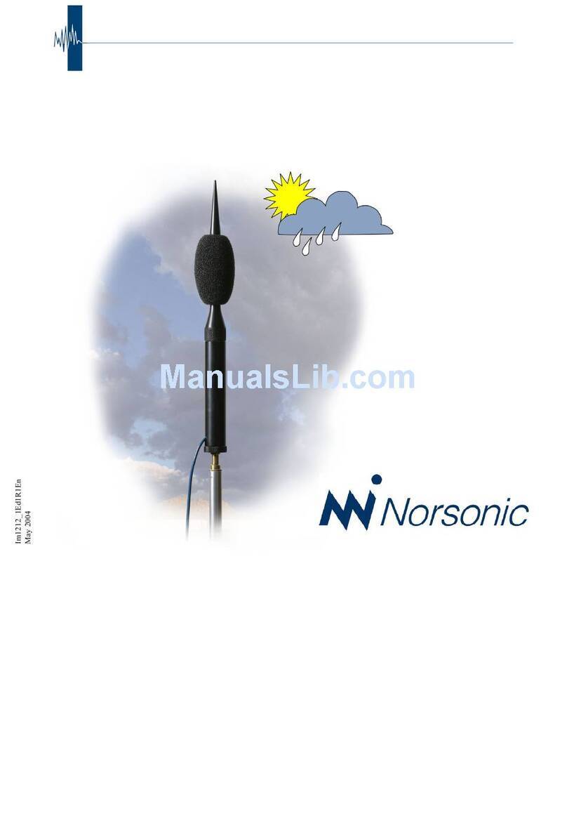 Norsonic Nor1212 instruction manual