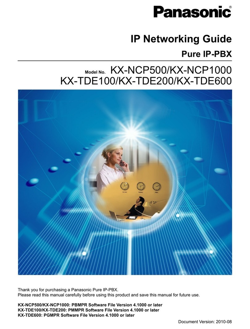 Panasonic KX-NCP500 User manual