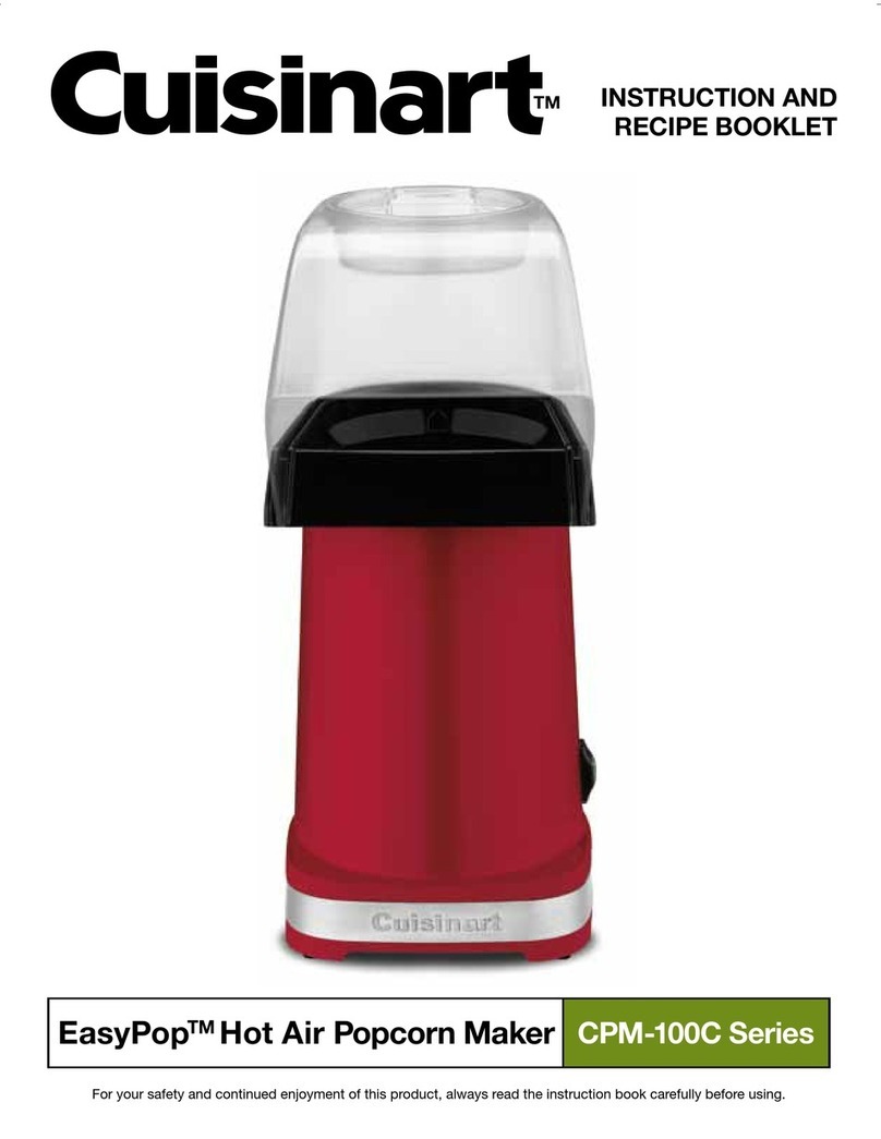 Cuisinart CPM-100C Series INSTRUCTION AND RECIPE BOOKLET