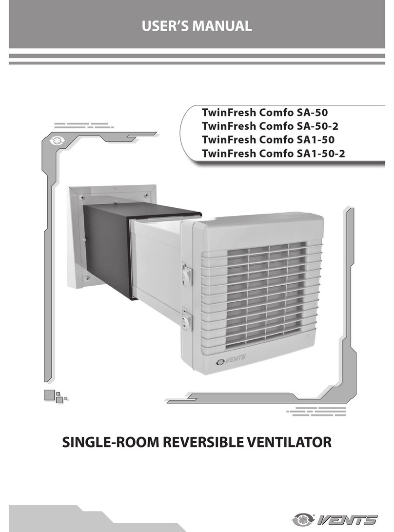 Vents TwinFresh Comfo SA-50 user manual
