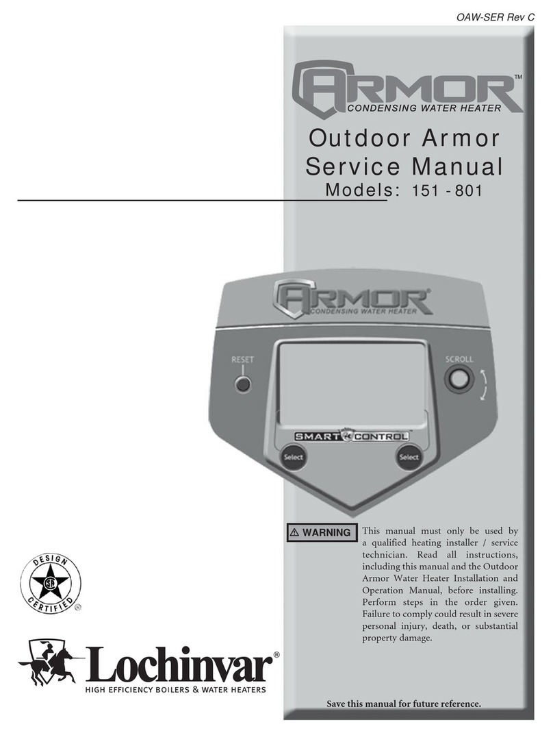 Lochinvar 151 - 801 User manual