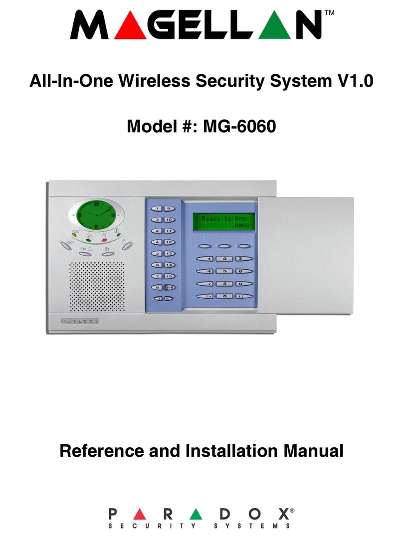 Paradox Magellan MG-6060 User manual