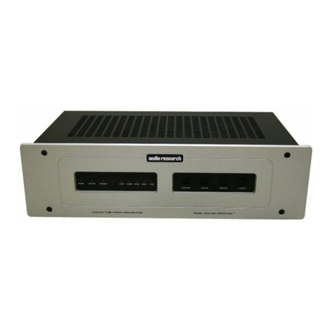 Audio Research PH5 User manual