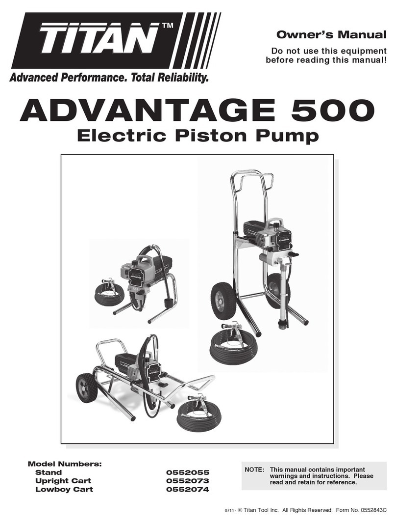 Titan Tool ADVANTAGE 500 owner's manual
