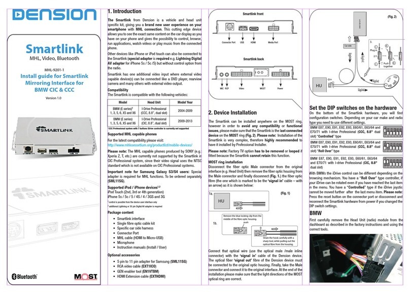 Dension Smartlink MHL-9201-1 install guide