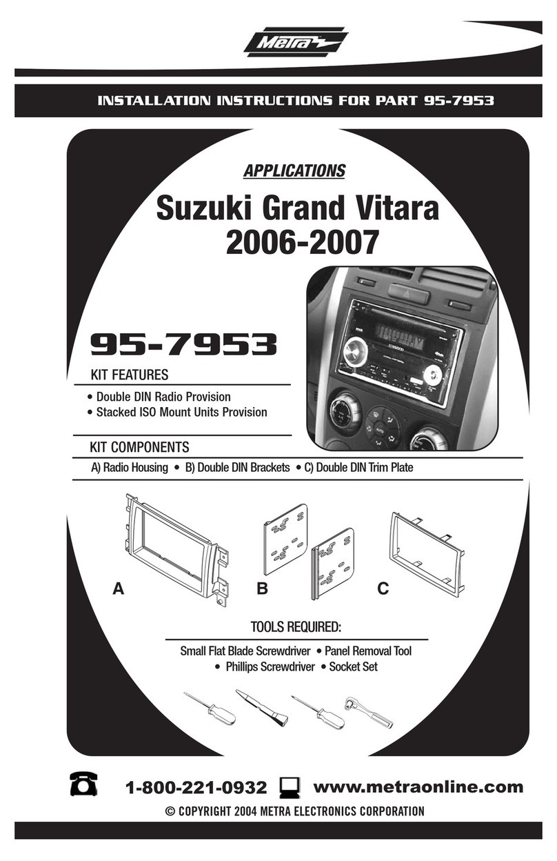 Metra Electronics 95-7953 User manual