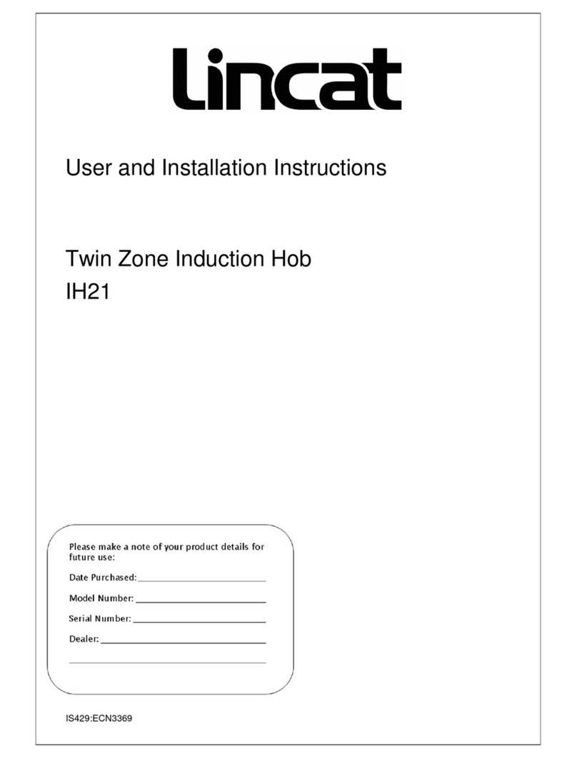 Lincat IH21 User and installation instructions