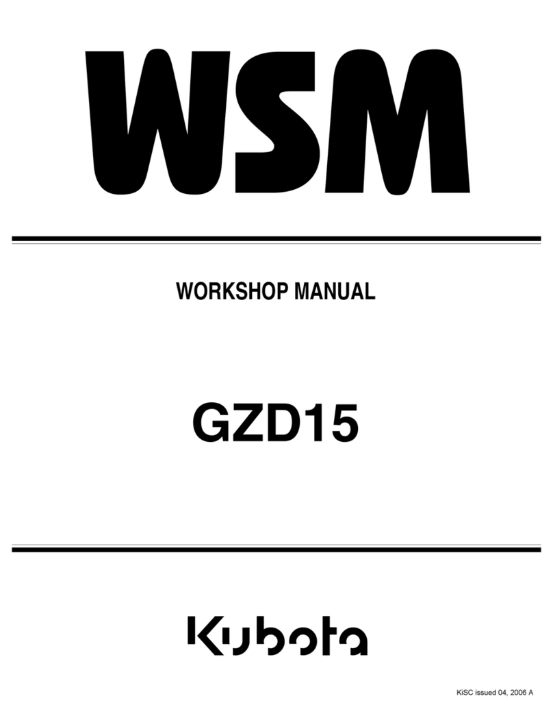Kubota GZD15 Workshop manual