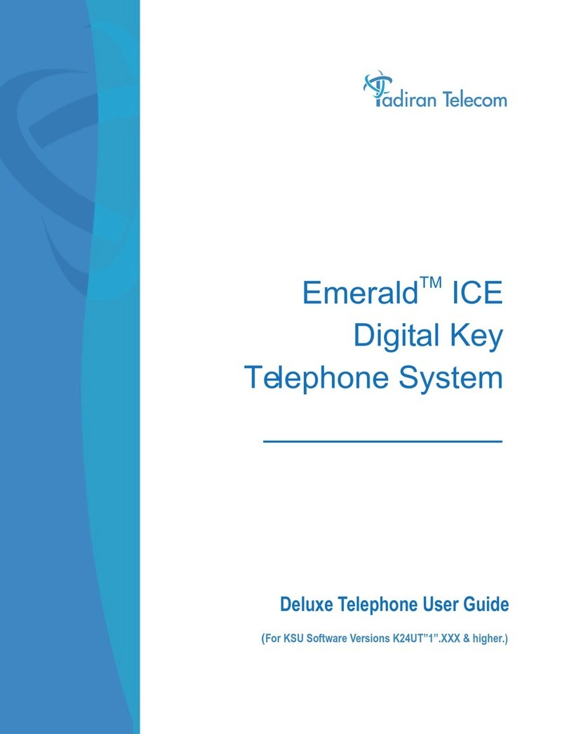 Tadiran Telecom EMERALD ICE user guide