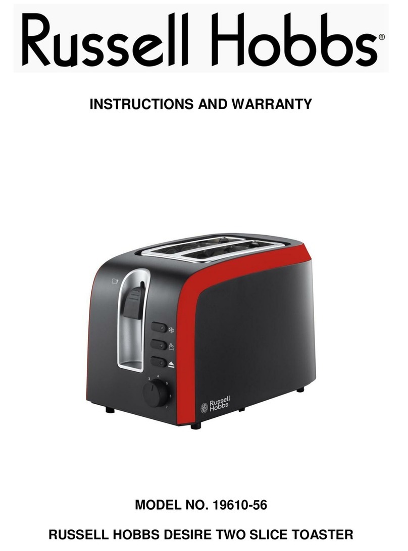Russell Hobbs 19610-56 Instructions and warranty