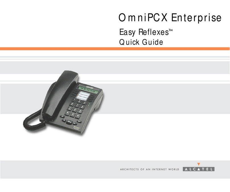Alcatel OmniPCX 4400 User manual Alcatel OmniPCX 4400 User manual