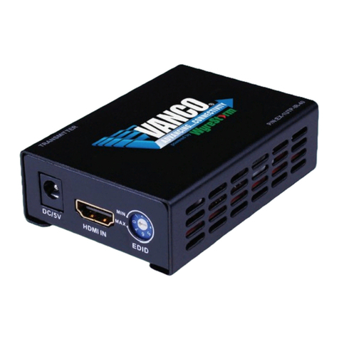 Vanco VPW-280572 product manual