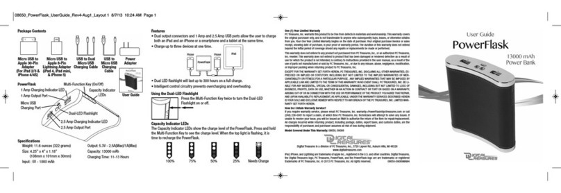 Digital Treasures Powerflask user guide