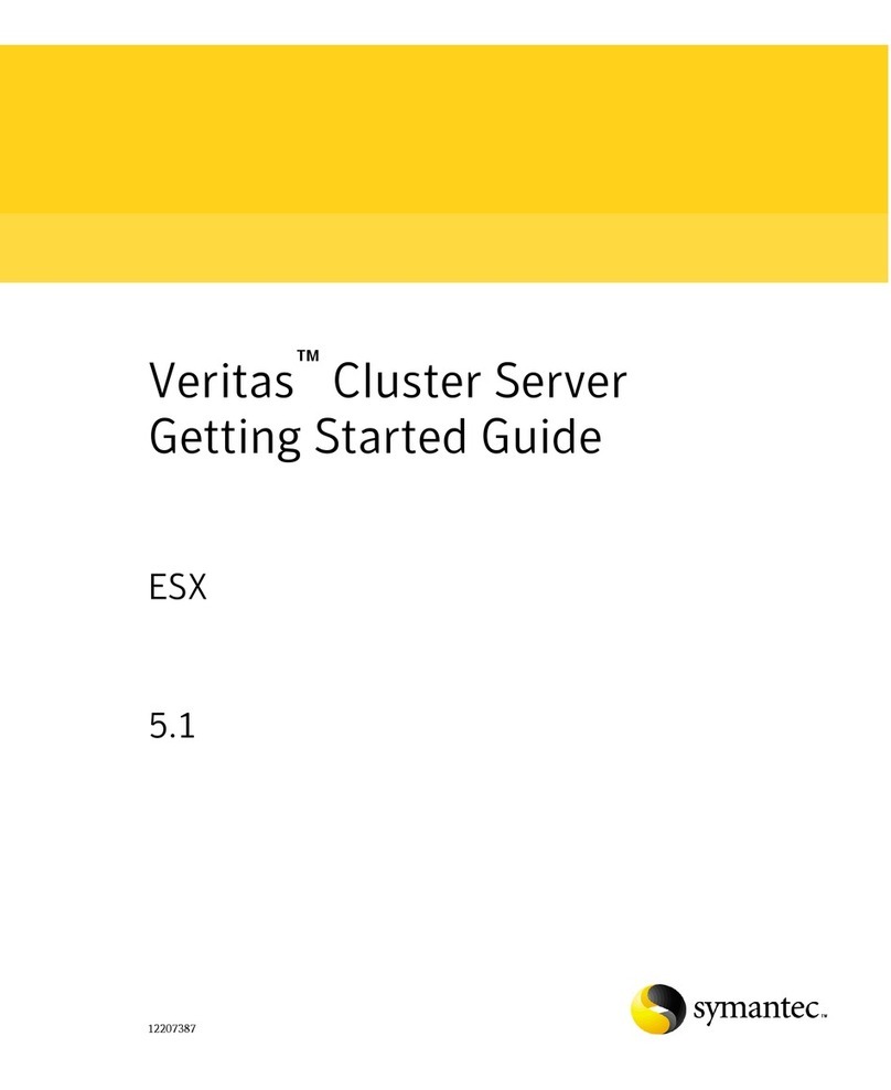 Symantec Veritas Cluster Server One User manual