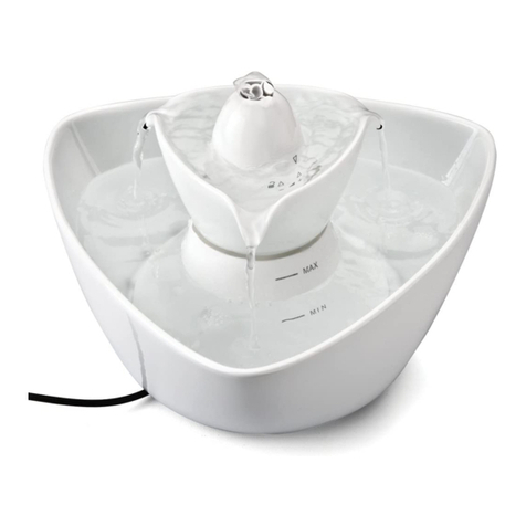 Drinkwell Ceramic Lotus Pet Fountain User manual