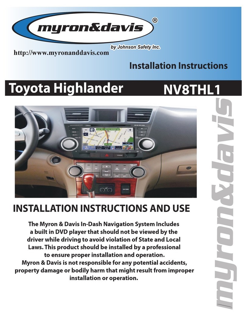 Myron&davis NV8THL1 installation instructions