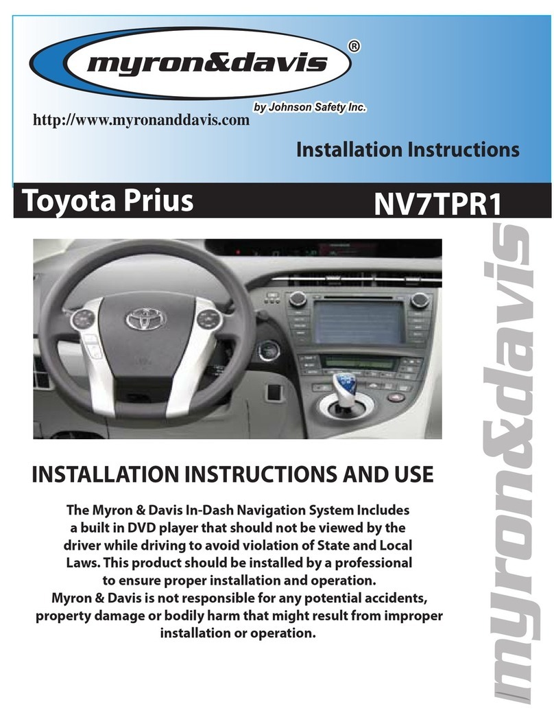Myron&davis NV7TPR1 installation instructions